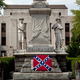 Confederate flag made out of flowers at the Confederate Statue in Jasper, Ala. (Carol M. Highsmith/Buyenlarge/Getty Images)